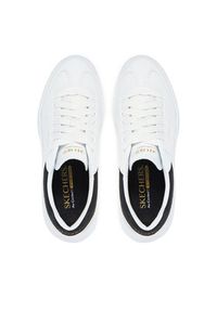 skechers - Skechers Sneakersy Cordova Classic-Best 185060/WBK Biały. Kolor: biały. Materiał: skóra #3