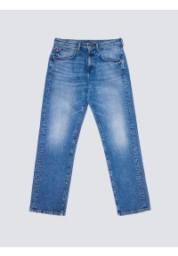 Big-Star - Jeansy męskie niebieskie Brandon 380. Okazja: na co dzień. Kolor: niebieski. Styl: casual, klasyczny #7
