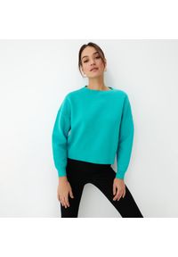Mohito - Swetrowa bluza - Turkusowy. Kolor: turkusowy #1