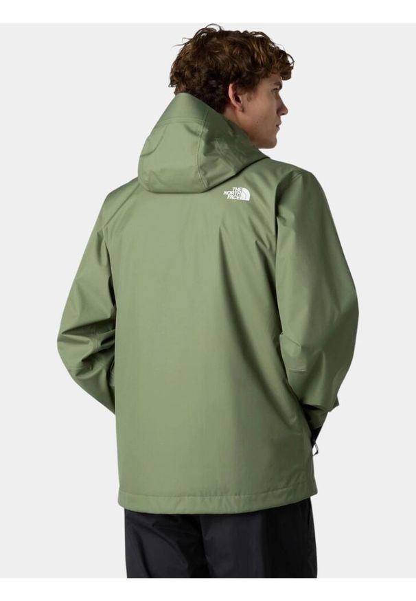 Płaszcz Przeciwdeszczowy Męski The North Face M Quest. Kolor: zielony. Sport: turystyka piesza