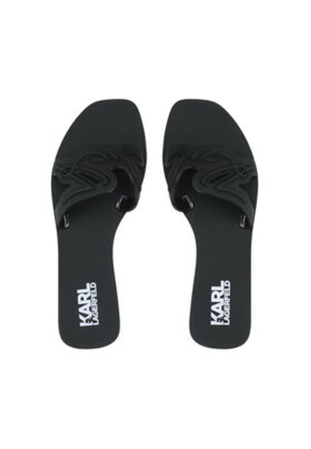 Karl Lagerfeld - KARL LAGERFELD Klapki KL80008 Czarny. Kolor: czarny