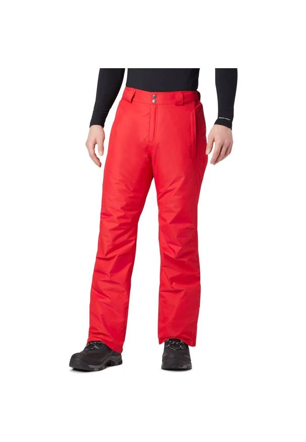 columbia - Spodnie Columbia Bugaboo Iv. Kolor: czerwony. Sezon: lato. Sport: turystyka piesza