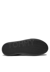 TOMMY HILFIGER - Tommy Hilfiger Sneakersy Essential Leather Cupsole FM0FM04921 Czarny. Kolor: czarny. Materiał: skóra #6