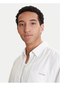 Calvin Klein Jeans Koszula LV04RF120G Biały Regular Fit. Kolor: biały. Materiał: wiskoza #3