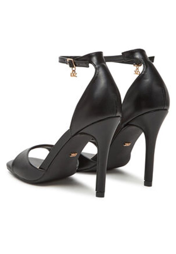 DeeZee Sandały GAF-8598-2 Czarny. Kolor: czarny. Materiał: skóra