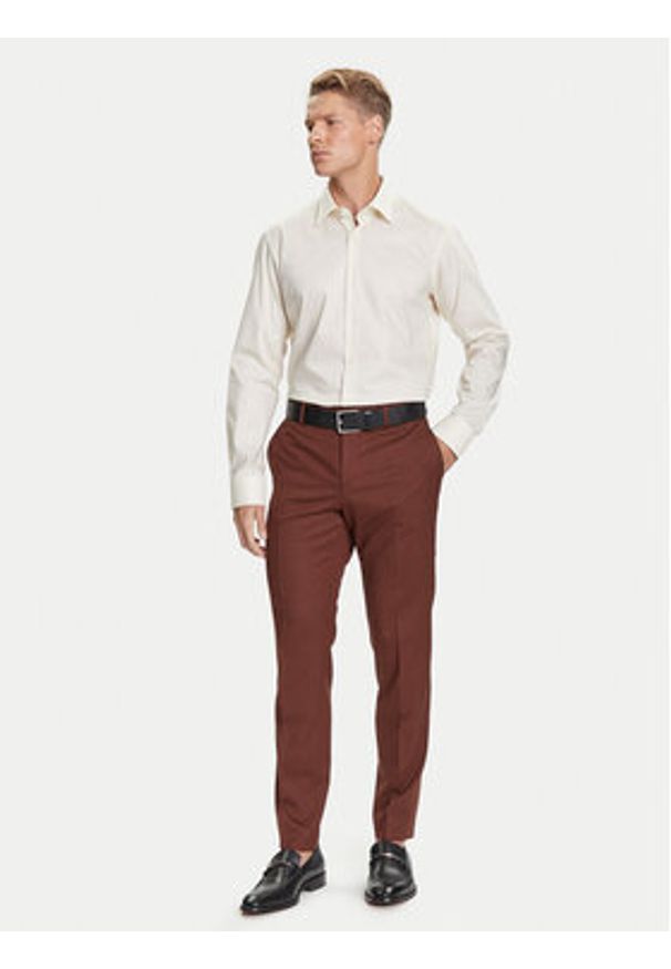 BOSS Koszula H-Joe 50545145 Biały Regular Fit. Kolor: biały. Materiał: bawełna