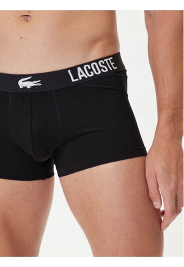 Lacoste Komplet bokserek 5H2393 Czarny. Kolor: czarny. Materiał: bawełna