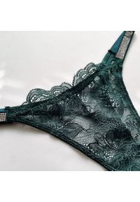 Intica - Stringi koronkowe z cyrkoniami na specjalne okazje Lovisa. Kolor: biały. Materiał: koronka. Wzór: aplikacja #3