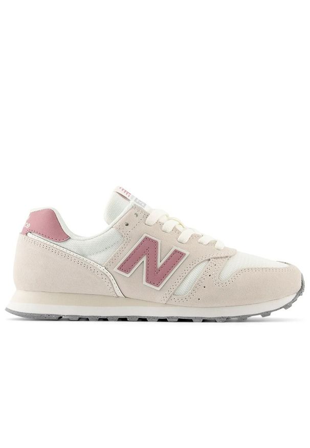 Buty New Balance WL373OK2 - beżowe. Okazja: na co dzień. Kolor: beżowy. Materiał: guma, skóra, syntetyk, materiał, zamsz. Szerokość cholewki: normalna. Model: New Balance 373