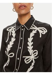 Pinko Koszula Chips Camicia 103474 A1XM Czarny Regular Fit. Kolor: czarny. Materiał: bawełna #4