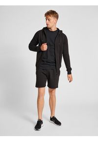 Bluza z kapturem i zamkiem błyskawicznym Hummel Red Classic. Typ kołnierza: kaptur. Kolor: czarny. Materiał: poliester, bawełna