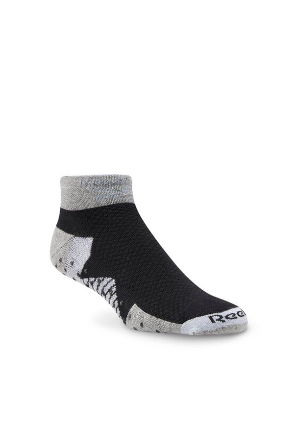 Reebok Skarpety długie Classics Tailored Grip Socks HF7043 Czarny. Kolor: czarny. Materiał: bawełna