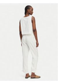 Lauren Ralph Lauren - LAUREN RALPH LAUREN Komplet top i spodnie Double Gauze 20617192 Biały Regular Fit. Kolor: biały. Materiał: bawełna #4