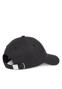 Calvin Klein Czapka z daszkiem Raised Embroidery K60K613118 Czarny. Kolor: czarny. Materiał: len, materiał #3