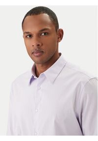 Calvin Klein Koszula LV04LB145G Różowy Slim Fit. Kolor: różowy. Materiał: bawełna #4