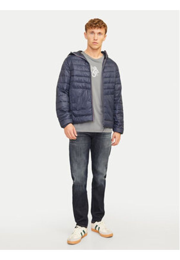 Jack & Jones - Jack&Jones Jeansy Mike 12263530 Granatowy Tapered Fit. Kolor: niebieski