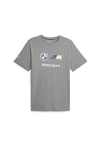 Koszulka Sportowa Męska Puma Bmw Mms Ess Logo. Kolor: szary #1