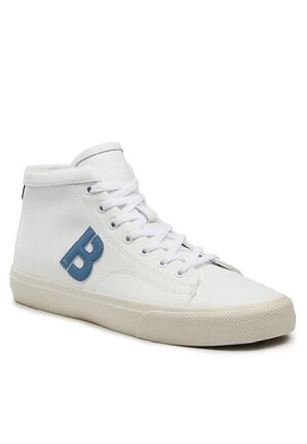 BOSS - Sneakersy Boss - 50485967 Open White 144. Kolor: biały. Materiał: skóra