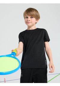 Sinsay - Koszulka Active - czarny. Kolor: czarny