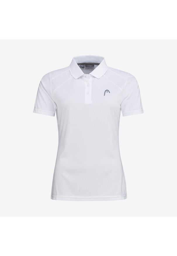 Head - Koszulka polo damska CLUB 22 Tech. Typ kołnierza: polo. Kolor: biały. Materiał: poliester, materiał. Sport: tenis