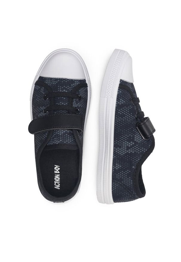 Kapcie Action Boy. Kolor: czarny