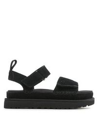 Ugg Sandały W Goldenstar Sandals 1136783 Czarny. Kolor: czarny. Materiał: skóra, zamsz