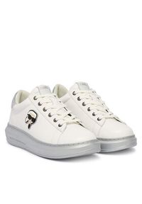 Karl Lagerfeld - KARL LAGERFELD Sneakersy KL62530P Biały. Kolor: biały. Materiał: skóra #5