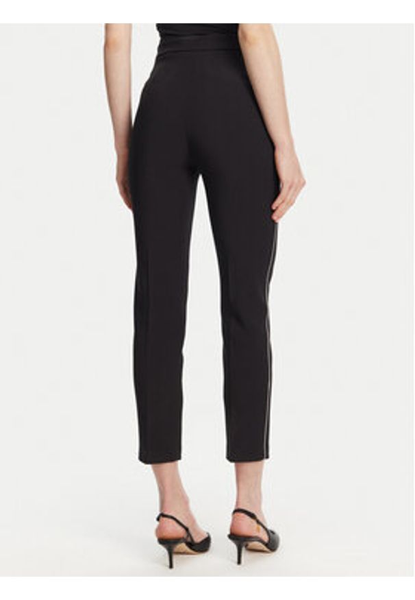 Elisabetta Franchi Spodnie materiałowe PA-T71-51E2 Czarny Regular Fit. Kolor: czarny. Materiał: syntetyk