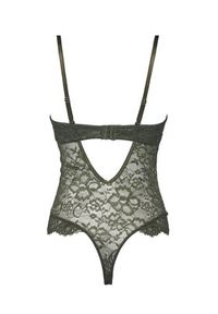 Hunkemöller Body Amara 302447 Zielony. Kolor: zielony. Materiał: syntetyk
