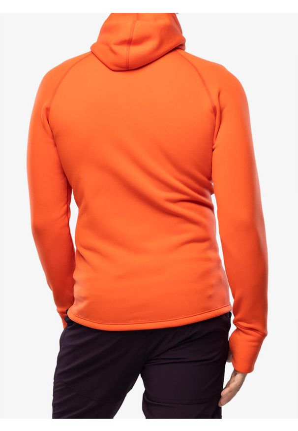 Bluza z kapturem męska Houdini Power Houdi. Typ kołnierza: kaptur. Kolor: pomarańczowy