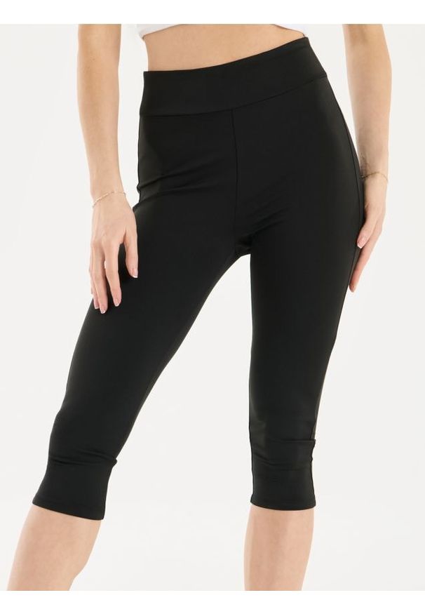 Sinsay - Legginsy - czarny. Kolor: czarny