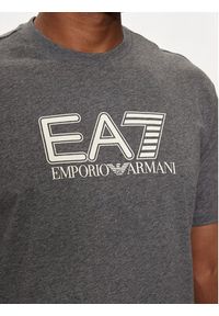 EA7 Emporio Armani T-Shirt 6DPT81 PJVPZ 3925 Szary Regular Fit. Kolor: szary. Materiał: bawełna #3