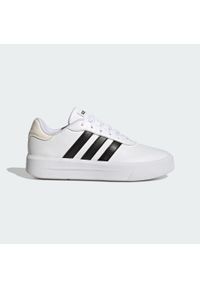 Adidas - Court Platform Shoes. Kolor: biały, czarny, wielokolorowy. Materiał: guma, syntetyk, tkanina. Obcas: na platformie