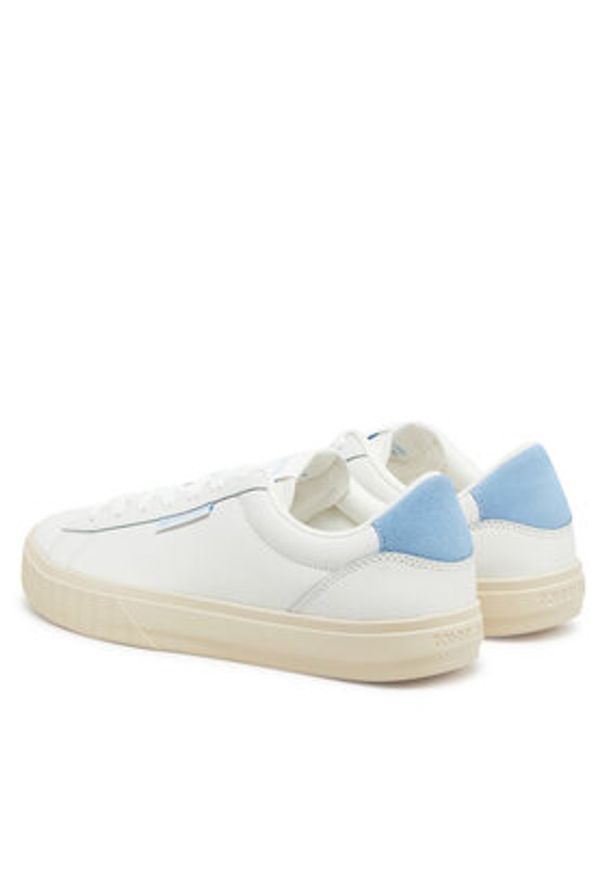 Tommy Jeans Sneakersy Tjw Cupsole Sneaker EN0EN02508 Biały. Kolor: biały. Materiał: skóra