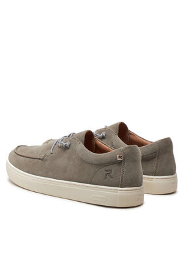 Rieker Revolution Lifestyle Mokasyny U0702-42 Szary. Kolor: szary. Materiał: zamsz, skóra