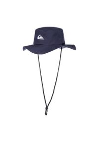 Quiksilver - Kapelusz typu boonie safari dla Mężczyzn BUSHMASTER Niebieski. Kolor: niebieski. Materiał: materiał, bawełna. Wzór: haft