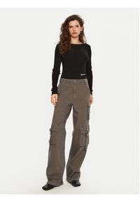 Karl Lagerfeld Jeans Body A1W18024 Czarny Slim Fit. Kolor: czarny. Materiał: syntetyk #3