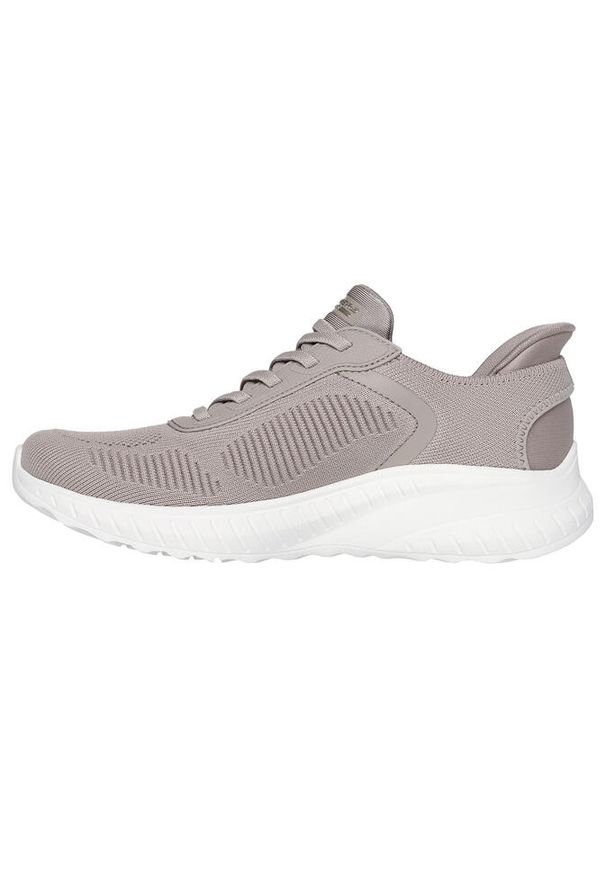 skechers - Tenisówki Skechers Model Bobs Squad Chaos Kolor Beżowy. Kolor: brązowy. Materiał: syntetyk, tkanina. Model: Skechers Sport. Sport: turystyka piesza