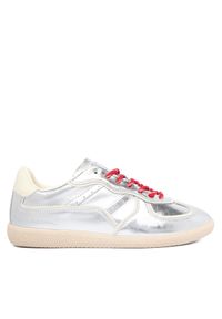 Sneakersy Nokwol. Kolor: srebrny