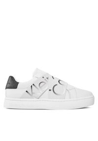 Calvin Klein Jeans Sneakersy Classic Cupsole Elast Lth YW0YW01443 Biały. Kolor: biały. Materiał: skóra #4