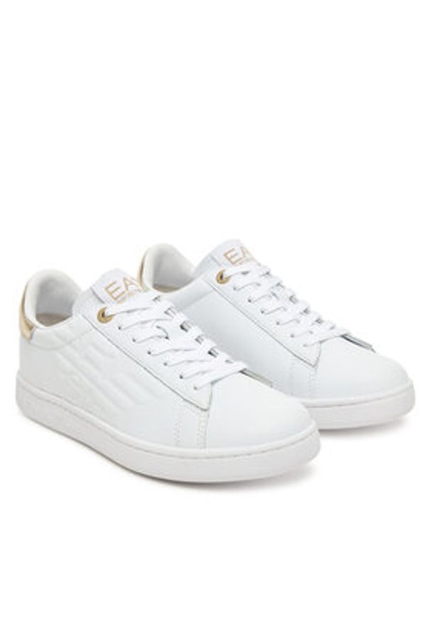 EA7 Emporio Armani Sneakersy 7X000331 AF10848 M0015 Biały. Kolor: biały. Materiał: skóra