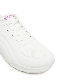skechers - Skechers Sneakersy Bobs Vision Air- 117646/W Biały. Kolor: biały. Materiał: skóra #4