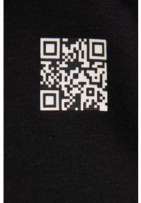Champion spodnie 217404 kolor czarny z aplikacją. Kolor: czarny. Materiał: włókno, dzianina, materiał. Wzór: aplikacja #3