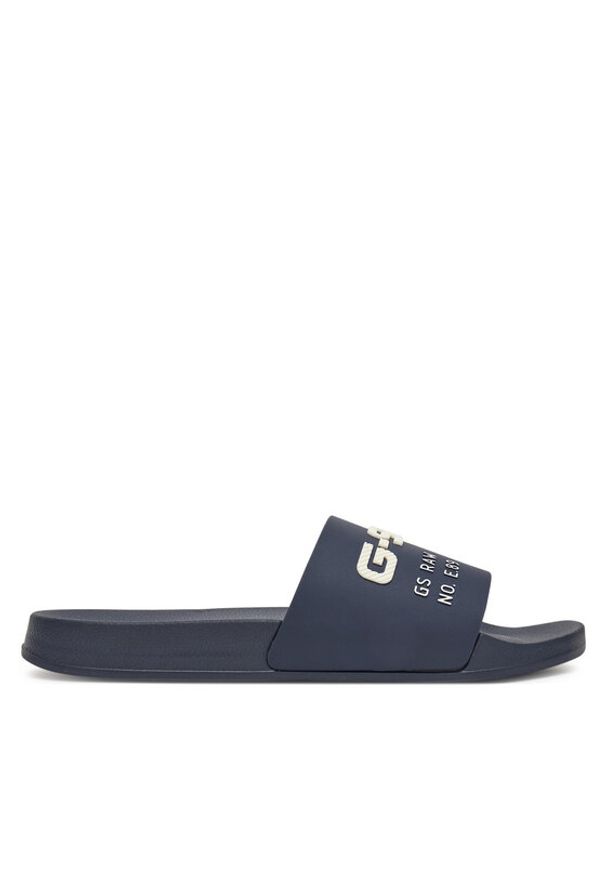 G-Star RAW - G-Star Raw Klapki SS25-3C096-M Granatowy. Kolor: niebieski. Materiał: syntetyk