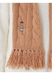 Polo Ralph Lauren Szalik 455981434003 Brązowy. Kolor: brązowy. Materiał: wełna, materiał #3