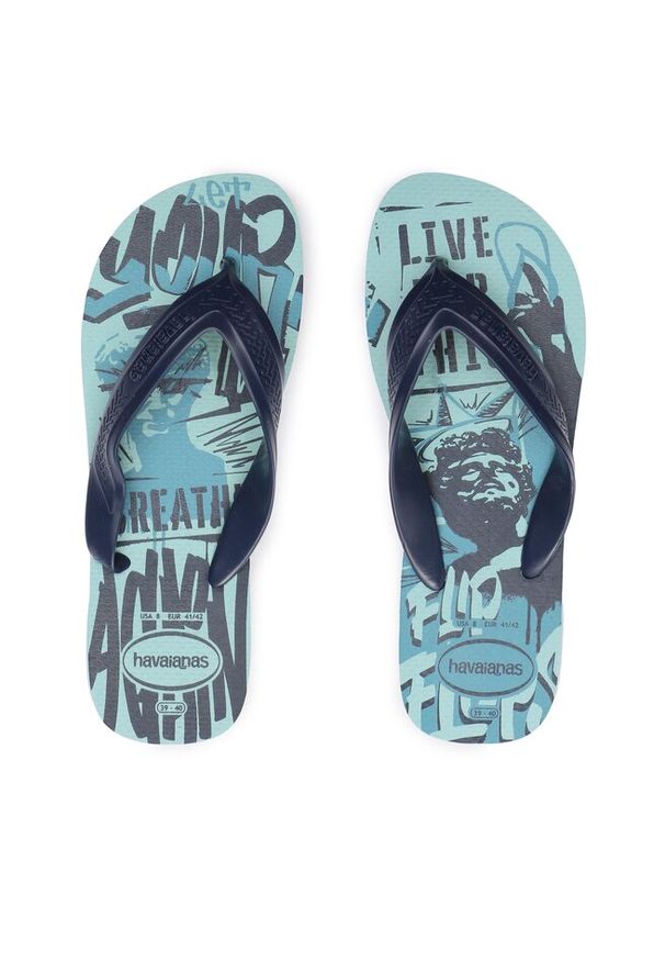 Japonki Havaianas. Kolor: niebieski