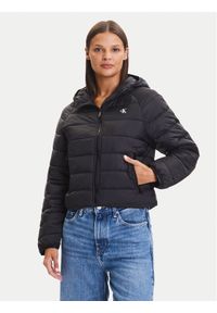 Calvin Klein Jeans Kurtka przejściowa LV047C510G Czarny Regular Fit. Kolor: czarny. Materiał: syntetyk