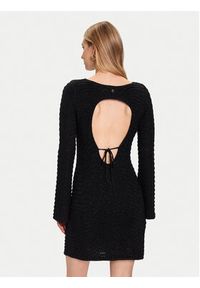 Guess Sukienka dzianinowa W5BK83 Z0192 Czarny Regular Fit. Kolor: czarny. Materiał: wiskoza #4