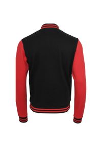 BUILD YOUR BRAND - Kurtka Unisex Varsity Dla Dorosłych. Kolor: czerwony, wielokolorowy, czarny