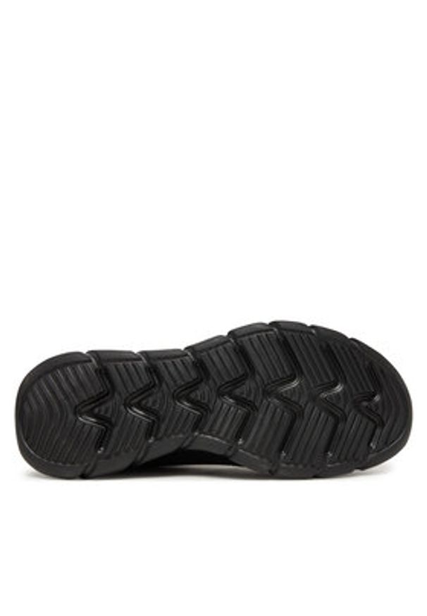 skechers - Skechers Sneakersy Bobs B Flex Hi-Flying Hi 117385/BBK Czarny. Kolor: czarny. Materiał: materiał